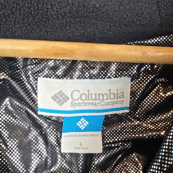 Columbia Youth Size L/14-16 Nordic Strider II Jacket Black Omni-Heat Waterproof - Picture 3 of 6